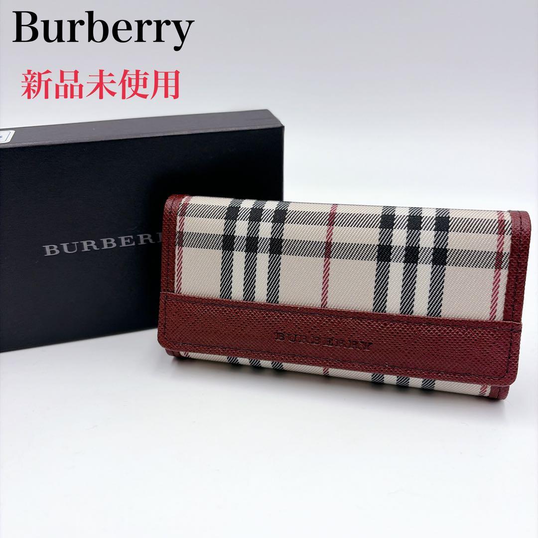 【新品未使用】Burberry バーバリーキーケース ノバチェック 5連