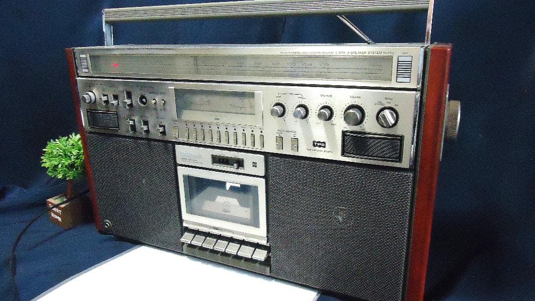 ♪昭和銘機 整備清掃ラジカセ National 「Disco M」RX-5700